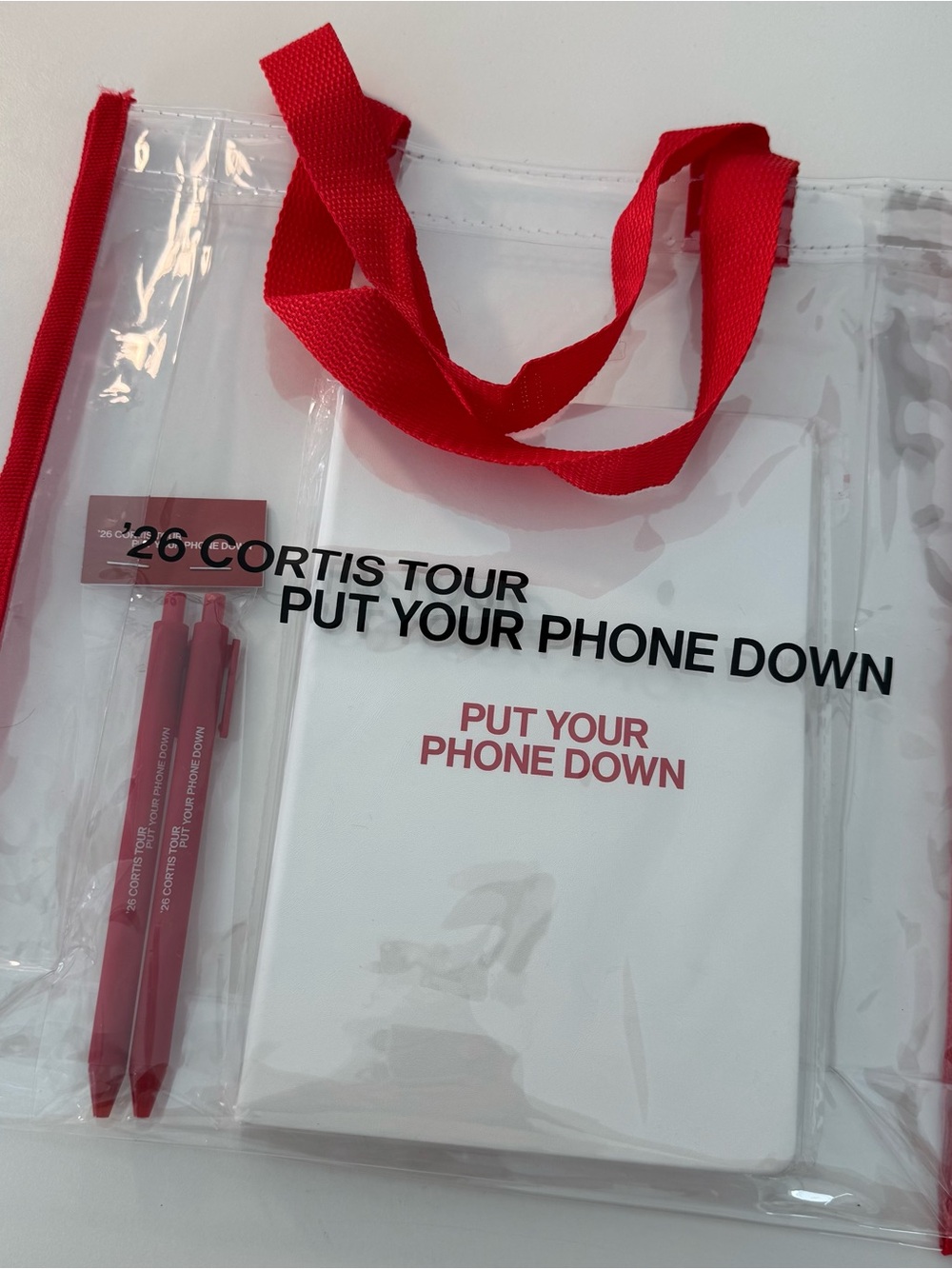cortis tour vip merch gift (3 items only)